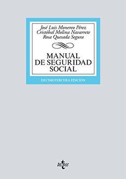 portada Manual de Seguridad Social (Derecho - Biblioteca Universitaria De Editorial Tecnos)
