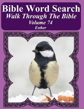 portada Bible Word Search Walk Through The Bible Volume 74: Esther Extra Large Print (en Inglés)
