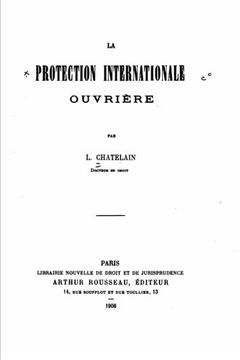 portada La protection internationale ouvrière (French Edition)