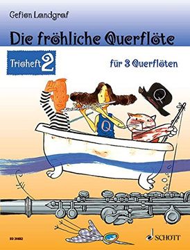 portada Die fröhliche Querflöte: Trioheft 2. 3 Flöten
