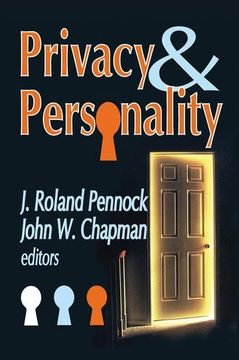 portada Privacy and Personality (en Inglés)
