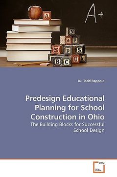 portada predesign educational planning for school construction in ohio (en Inglés)