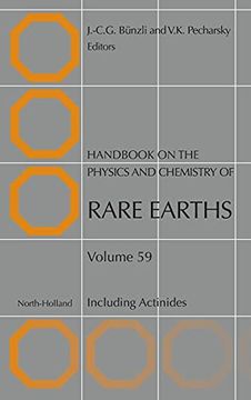 portada Handbook on the Physics and Chemistry of Rare Earths: Including Actinides: Volume 59 (Handbook on the Physics & Chemistry of Rare Earths, Volume 59) (en Inglés)