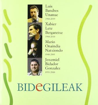 portada Bidegileak 63 - Luis Bandres Unanue, Xabier Lete Bergaretxe, Mario Onaindia Natxiondo, Joxemiel Bidador Gonzalez (en Euskera)