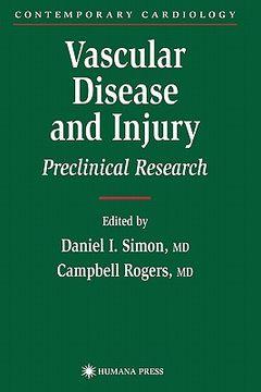 portada vascular disease and injury: preclinical research (en Inglés)