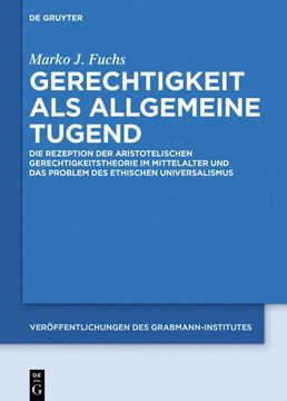 portada Gerechtigkeit als Allgemeine Tugend (en Alemán)