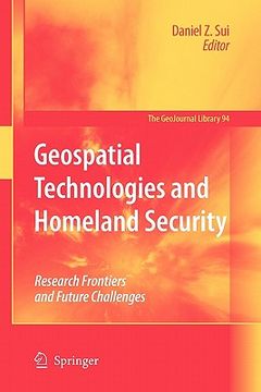 portada geospatial technologies and homeland security (en Inglés)