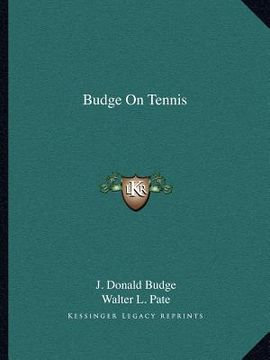 portada budge on tennis (en Inglés)