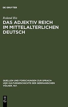 portada Das Adjektiv Reich im Mittelalterlichen Deutsch (en Alemán)