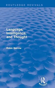 portada Language, Intelligence, and Thought (en Inglés)
