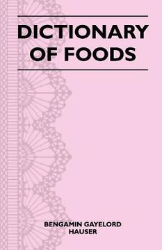 portada dictionary of foods (en Inglés)