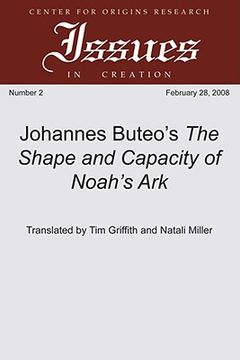portada johannes buteo's the shape and capacity of noah's ark (en Inglés)