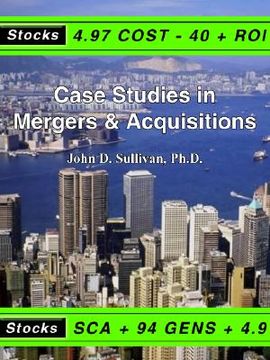 portada case studies in mergers & acquisitions (en Inglés)