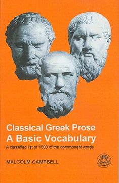 portada classical greek prose: a basic vocabulary (en Inglés)