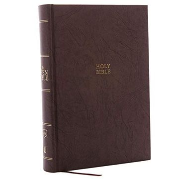 portada The Kjv, Open Bible, Hardcover, Brown, red Letter Edition, Comfort Print: Complete Reference System (in English)