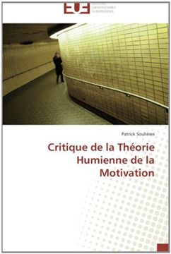 portada Critique de la Théorie Humienne de la Motivation