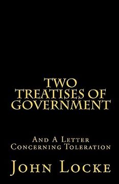 portada two treatises of government and a letter concerning toleration