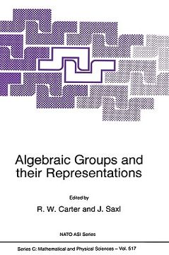 portada algebraic groups and their representations (in English)
