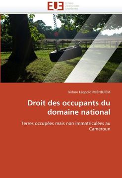 portada Droit Des Occupants Du Domaine National
