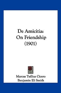 portada de amicitia: on friendship (1901)