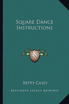 portada square dance instructions (en Inglés)