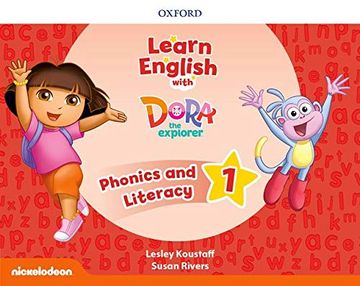 portada Learn English With Dora the Explorer: Level 1: Phonics and Literacy (en Inglés)