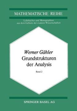 portada Grundstrukturen Der Analysis II (in German)