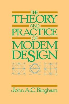 portada the theory and practice of modem design (en Inglés)