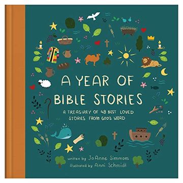 portada A Year of Bible Stories: A Treasury of 48 Best Loved Stories From God'S Word (in English)
