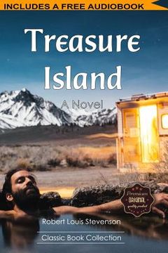 portada Treasure Island: A Novel - INCLUDES A FREE MP3 AUDIO BOOKS (Classic Book Collection)