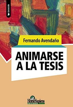 portada Animarse a la Tesis