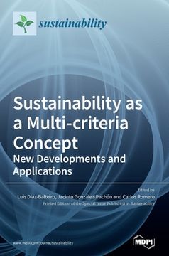 portada Sustainability as a Multi-criteria Concept: New Developments and Applications (en Inglés)