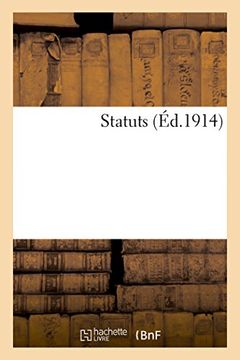 portada Statuts (Sciences Sociales) (French Edition)