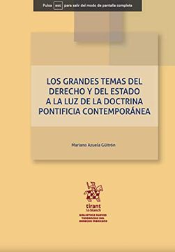 portada Los Grandes Temas del Derecho y del Estado a la luz de la Doctrina Pontificia Contemporánea