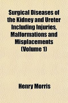 portada surgical diseases of the kidney and ureter including injuries, malformations and misplacements (volume 1)