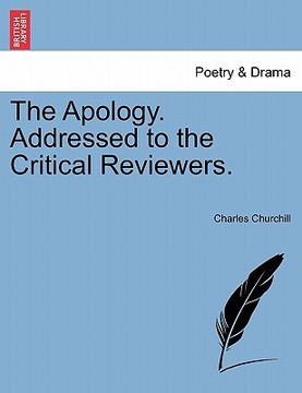 portada the apology. addressed to the critical reviewers. (en Inglés)