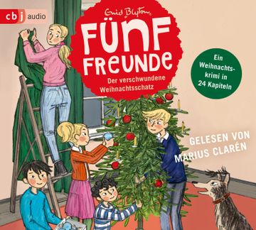 portada Fünf Freunde - der Verschwundene Weihnachtsschatz (en Alemán)
