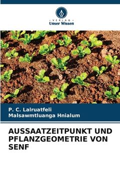 portada Aussaatzeitpunkt Und Pflanzgeometrie Von Senf (en Alemán)