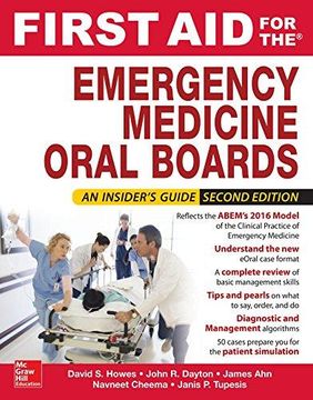 portada First aid for the Emergency Medicine Oral Boards, Second Edition (en Inglés)