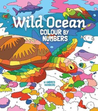 portada Wild Ocean Colour by Numbers (en Inglés)