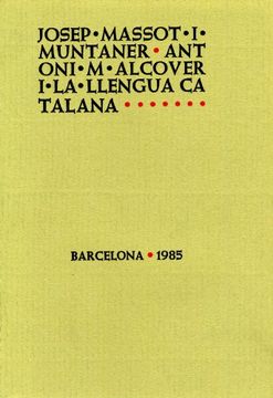 portada Antoni M. Alcover i la llengua catalana (Vària)