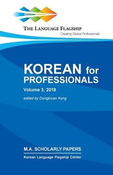 portada Korean for Professionals, Volume 3