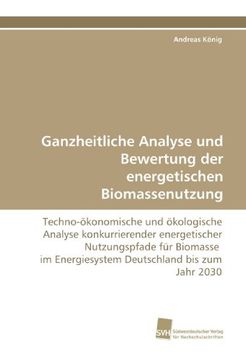 portada Ganzheitliche Analyse und Bewertung der energetischen Biomassenutzung: Techno-ökonomische und ökologische Analyse konkurrierender energetischer ... Energiesystem Deutschland bis zum Jahr 2030