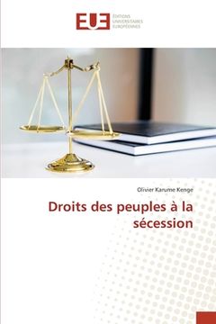 portada Droits des peuples à la sécession (en Francés)