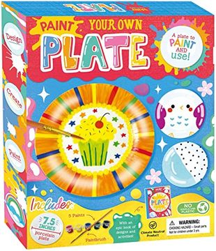 portada Paint Your Own Plate: Craft Box Set for Kids (en Inglés)