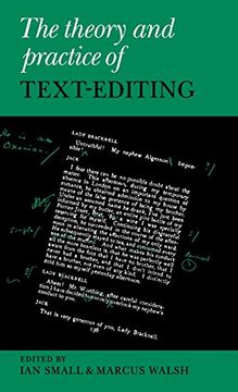 portada The Theory and Practice of Text-Editing: Essays in Honour of James t. Boulton (in English)
