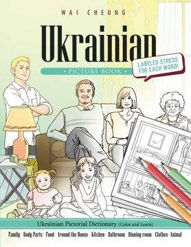 portada Ukrainian Picture Book: Ukrainian Pictorial Dictionary (Color and Learn)