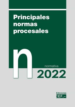portada Principales Normas Procesales: Normativa 2022