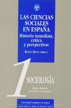 portada Ciencias sociales en España. 01. Sociología (sin colección)
