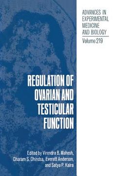 portada Regulation of Ovarian and Testicular Function (en Inglés)